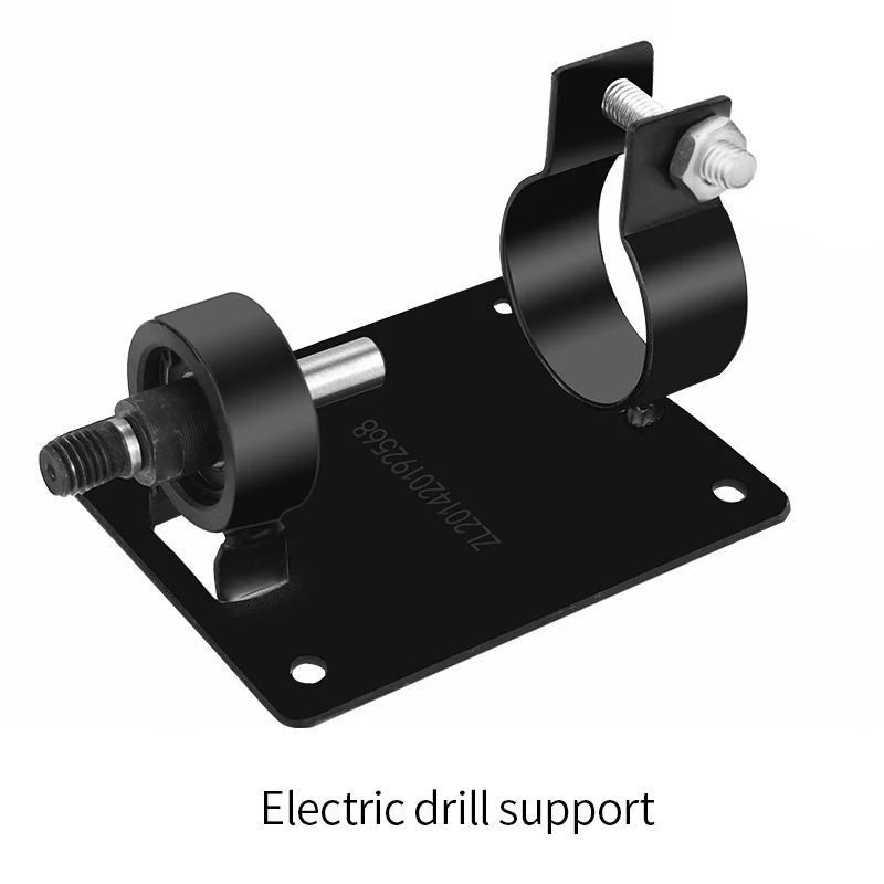 Electric Drill Cutting Polishing Grinding Seat Stand 10/13mm Holder Set Machine Bracket Rod Bar+2 Wrenchs+2 Gaskets Metal