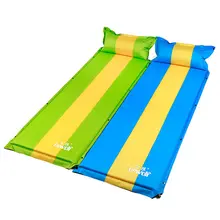 Hewolf Одноместный 1 человек Сращивание Автоматический надувной матрас Самонадувающийся влагостойкий коврик для пешего туризма пляж Открытый Кемпинг коврик