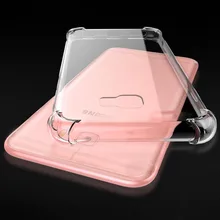 Voor Samsung Galaxy S8 S9 Plus On7 A3 A5 Ster Note9 Crystal Clear Shockproof Cover Transparante Tpu Cases Voor samsung