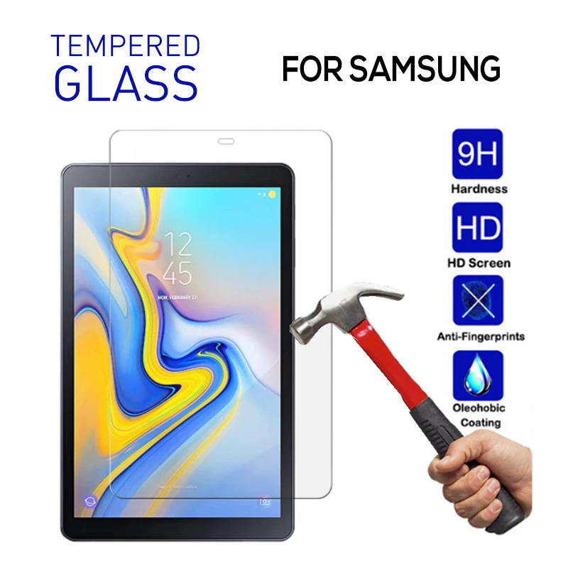 Закаленное стекло для Samsung Galaxy Tab A 10 5 2019 7 0 8 9 6 Защитная пленка экрана Active 2 1 T580 T350