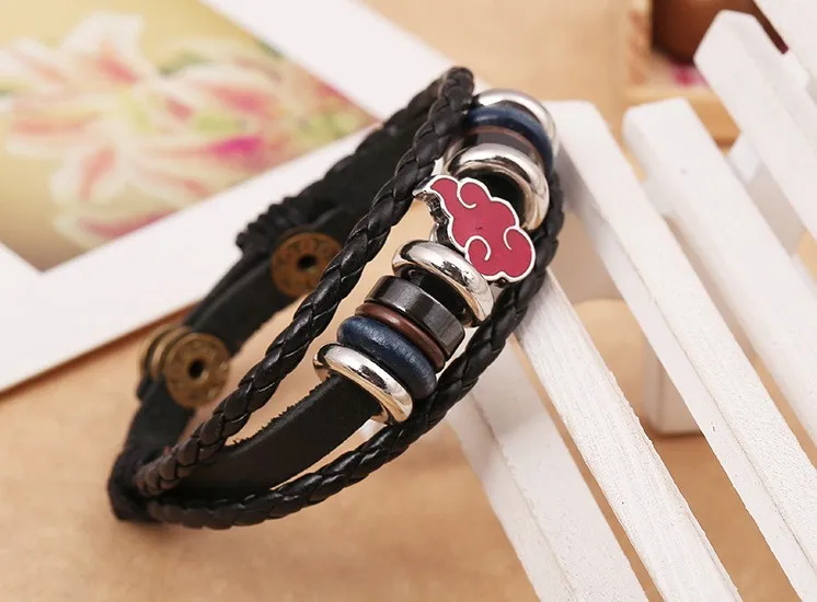 Naruto - Akatsuki Leather Bracelet (2 Styles)