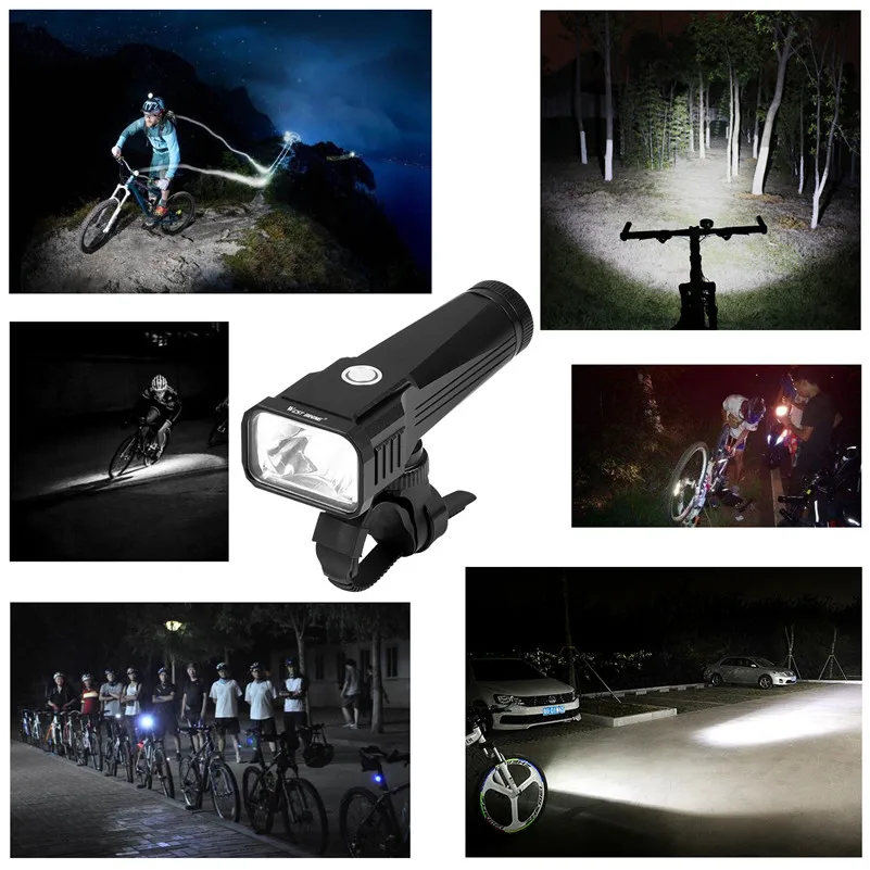 WEST BIKING 1000 люмен велосипедный светильник USB зарядка MTB дорожный ультра яркая лампа