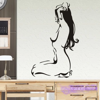 

Naked Body Wall Sticker Bathroom Room Home Decoration Posters Vinyl Sticker Sexy Girl Wall Decal