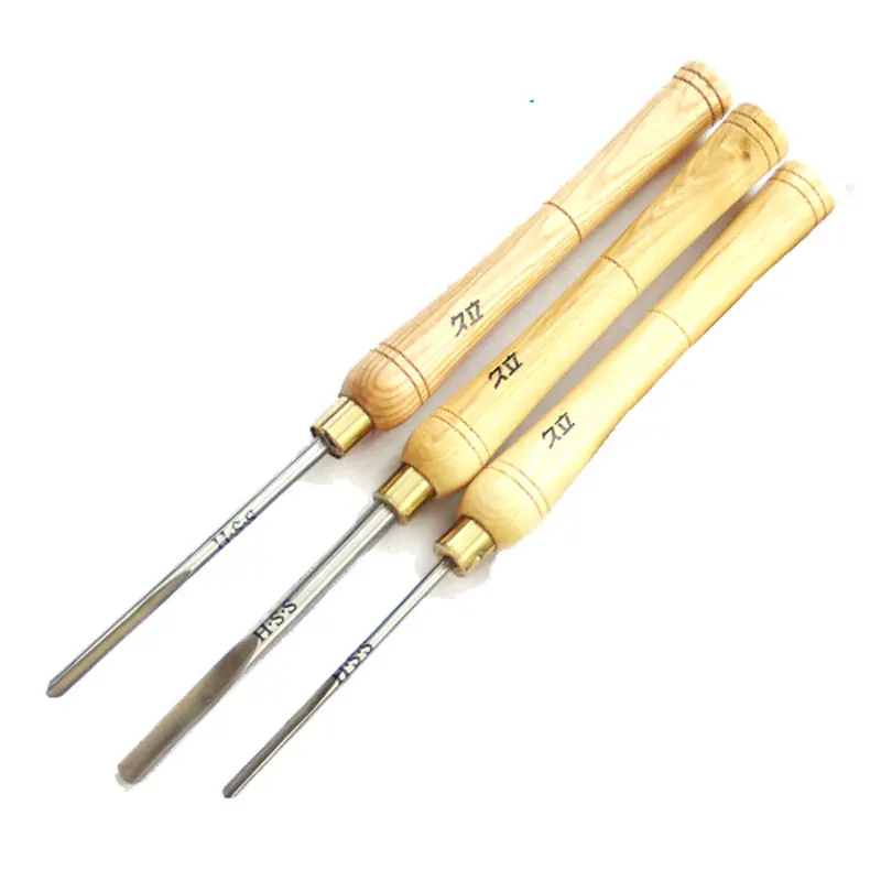 High Speed Steel Woodworking Bowl Gouge Set Wood Lathe Turning HSS