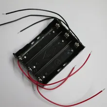 10 шт./лот 3X18650 Батарея держатель Батарея случай 3X18650 параллельно Батарея держатель с проводом