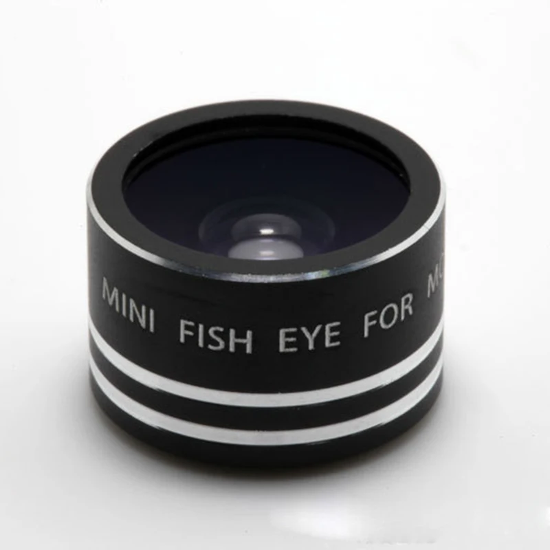 2Pcs Mini Portable Universal 180 degree fisheye lens Phone