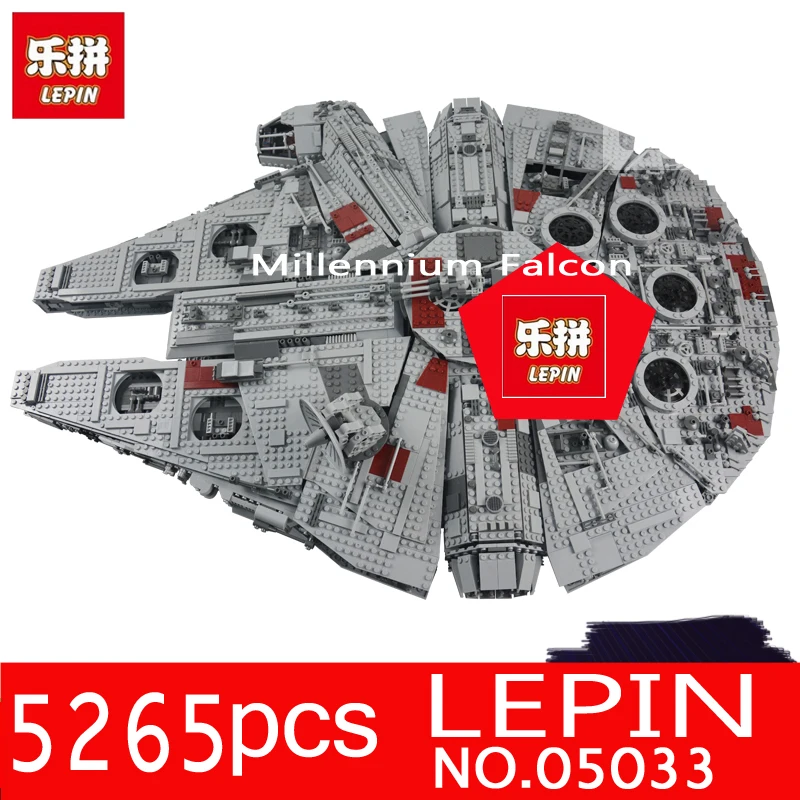 

LEPIN 05033 5265Pcs Star Ultimate 10179 Wars Collector's Millennium Falcon Kits Model Building Blocks Bricks Children Toys