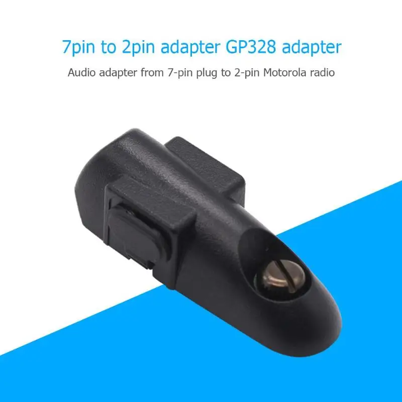 

7Pin to 2Pin Adapter Earpiece for Motorola Walkie Talkie 7Pin 2Pin Converter for GP338 GP328 GP340 Walkie Talkie Accessories