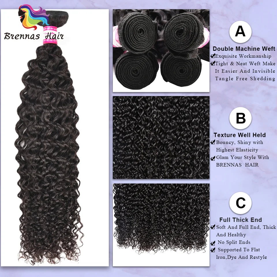 Jerry curly human hair bundles free tangling remy hair extension natural black color soft hair 3 bundles hair weft extentions Jerry curly human hair bundles free tangling remy hair extension natural black color soft hair 3 bundles hair weft extentions