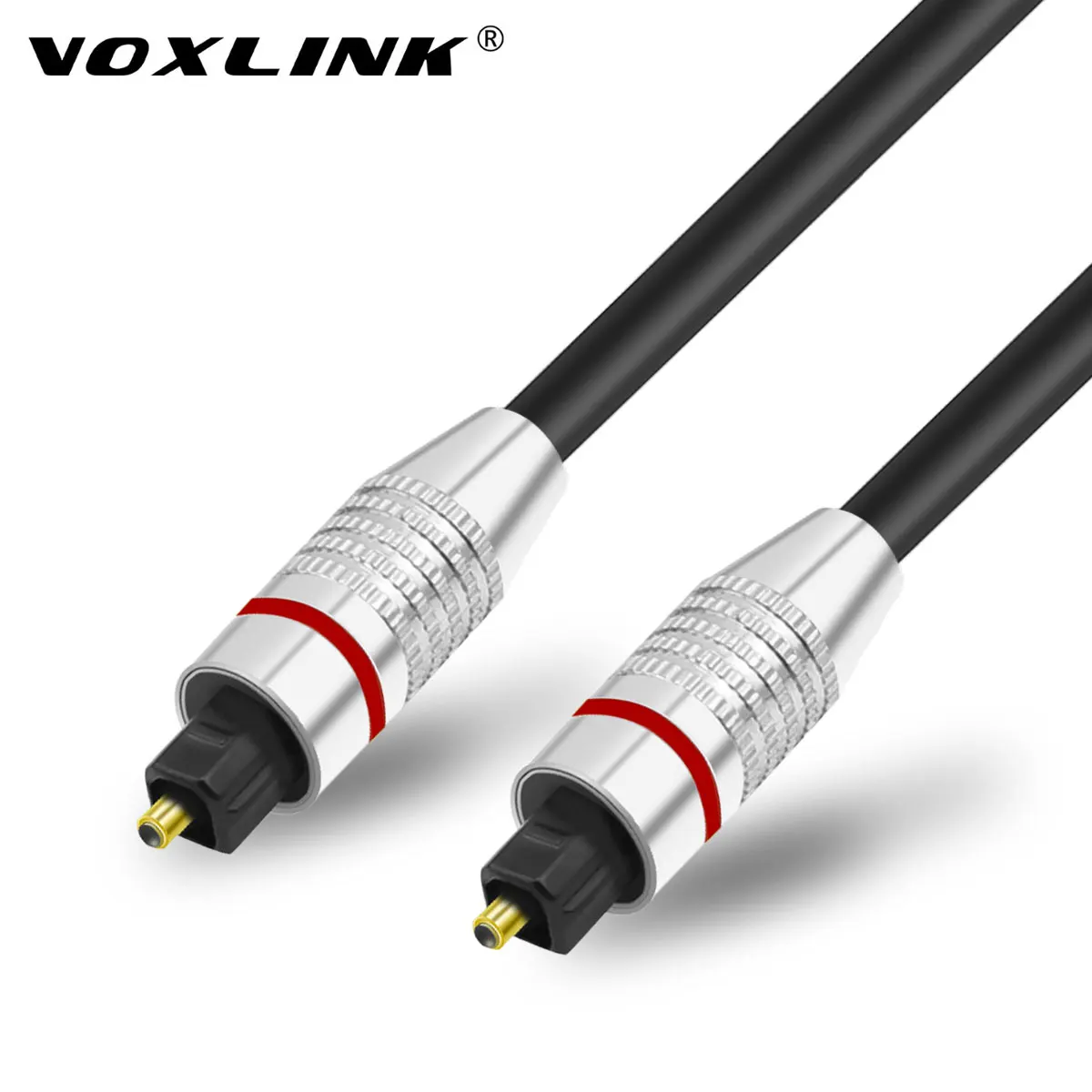 VOXLINK Digital Optical Audio Cable Toslink Gold Plated 1m 2m 3m SPDIF