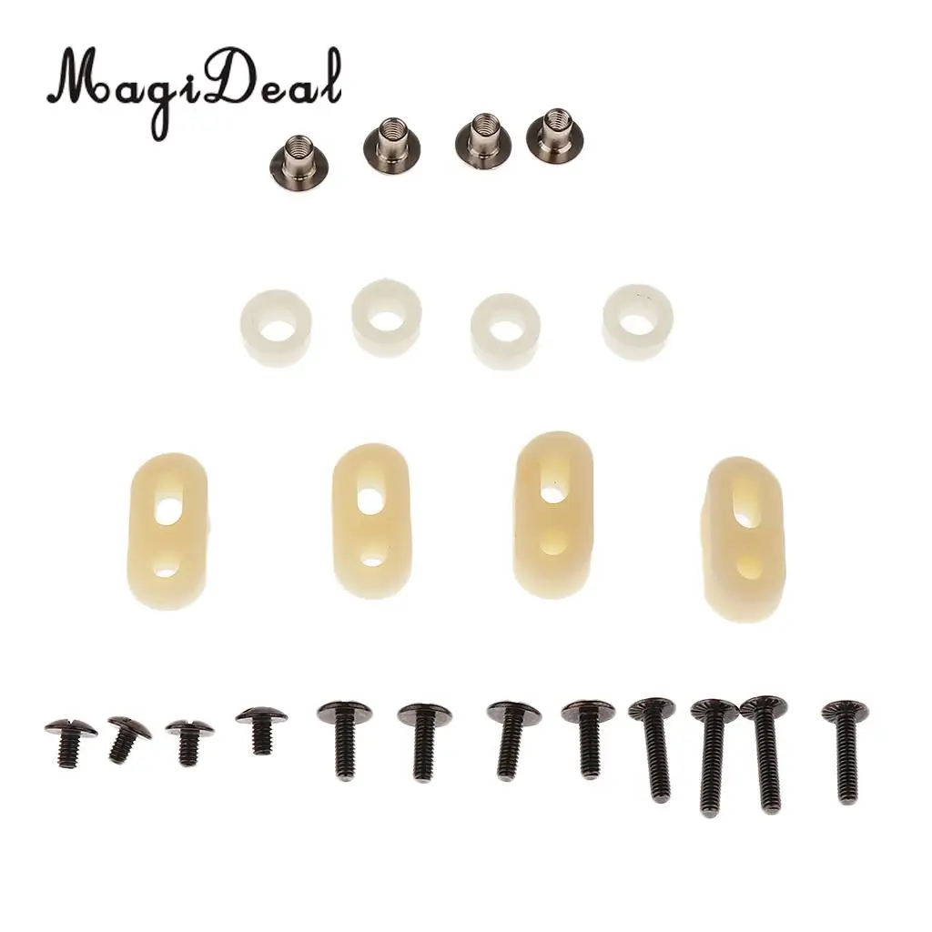 MagiDeal 1 Pack Ice Hockey Helmet Visor Kits Accessories Screws Washers Nuts Hardwares