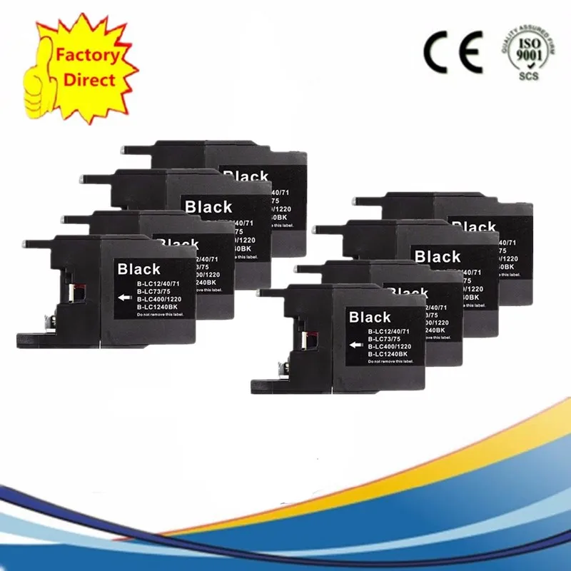 8BK Замена LC17 LC77 LC79 LC450 LC1280 чернильные картриджи MFC-J705D MFC-J705DW MFC-J825DW MFC-J625DW - Цвет: 8BK