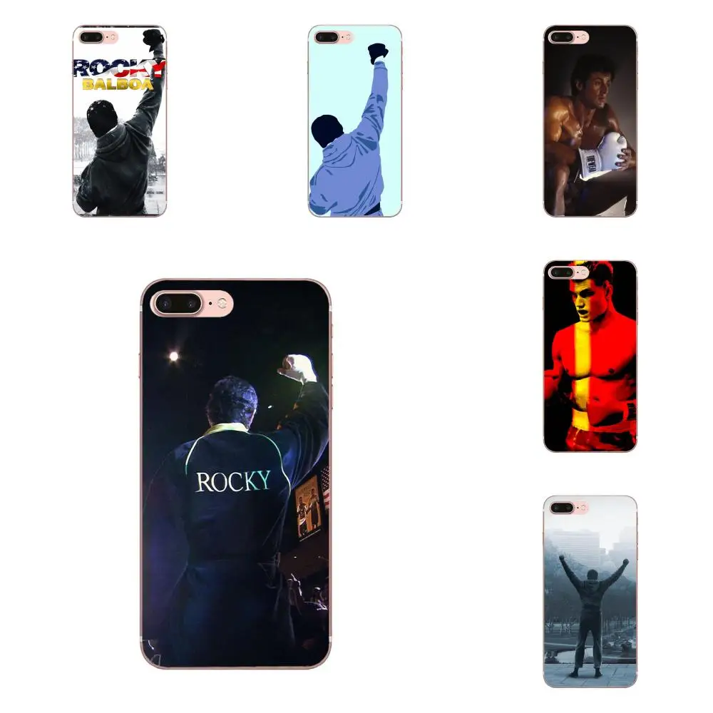 

For Huawei P7 P8 P9 P10 P20 P30 Lite Mini Plus Pro 2017 2018 2019 TPU Capa Coque Rocky Balboa Movie Motivation
