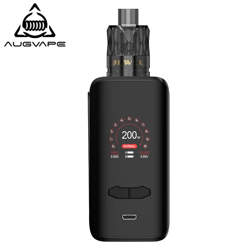 Augvape VX200 поле Mod Kit 200 Вт 1,3 дюймов Цвет Дисплей Двойной 18650 Батарея Контроль температуры поддерживается электронная сигарета Наборы