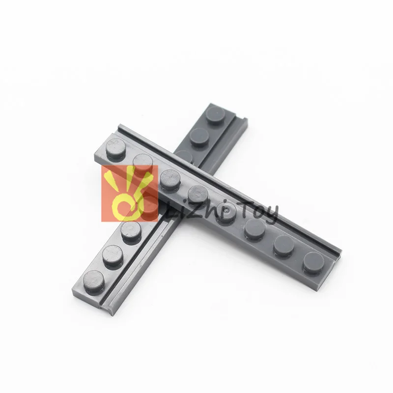 Кубики MOC 4510 Модифицированная пластина 1x8 с дверной направляющей сделай сам