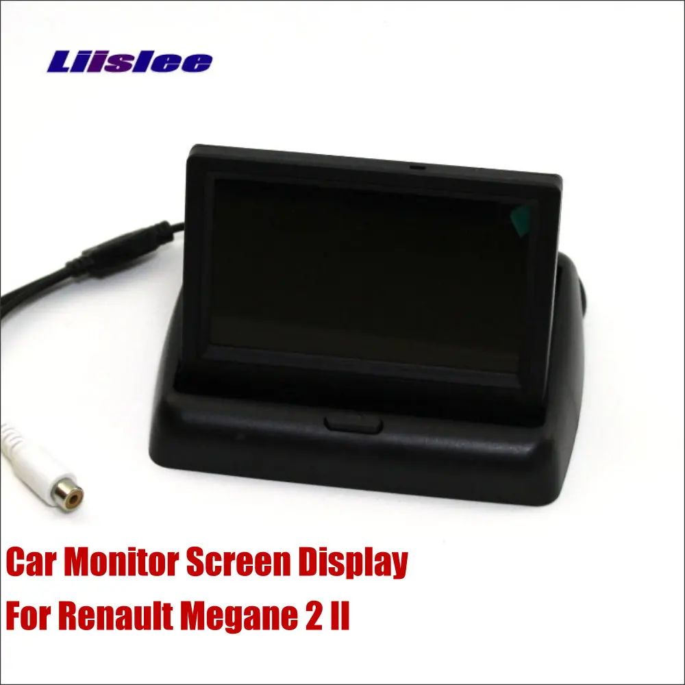 Liislee для Renault Megane 2 II Автомобильный складной HD TFT lcd 4,3 дюймов монитор экран дисплей/NTSC PAL цветная ТВ система