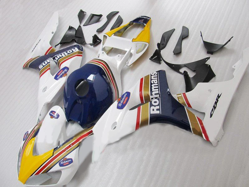 Комплект обтекателей для мотоцикла HONDA CBR1000RR 06 07 CBR 1000RR 1000 2006 2007 ABS верхние белые