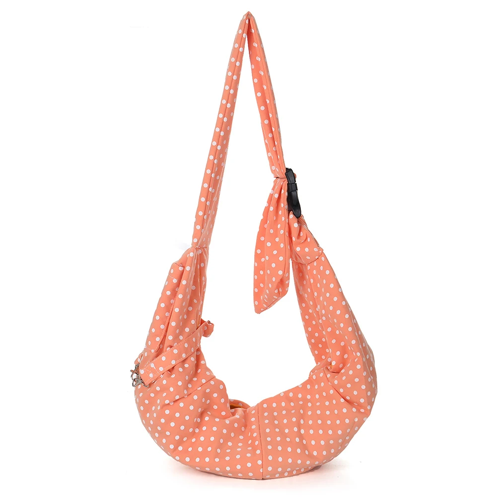 Одиночная моющаяся практичная тканевая сумка через плечо собака кошка Портативный прочный дорожный питомец мягкий слинг Перевозчик реверсивный Регулируемый