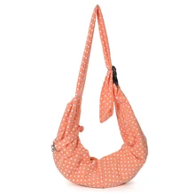 Одиночная моющаяся практичная тканевая сумка через плечо собака кошка Портативный прочный дорожный питомец мягкий слинг Перевозчик реверсивный Регулируемый