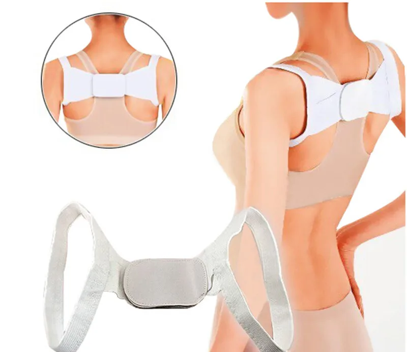 

Adjustable Therapy Back Support Brace Belt Band Posture Shoulder Corrector GYH