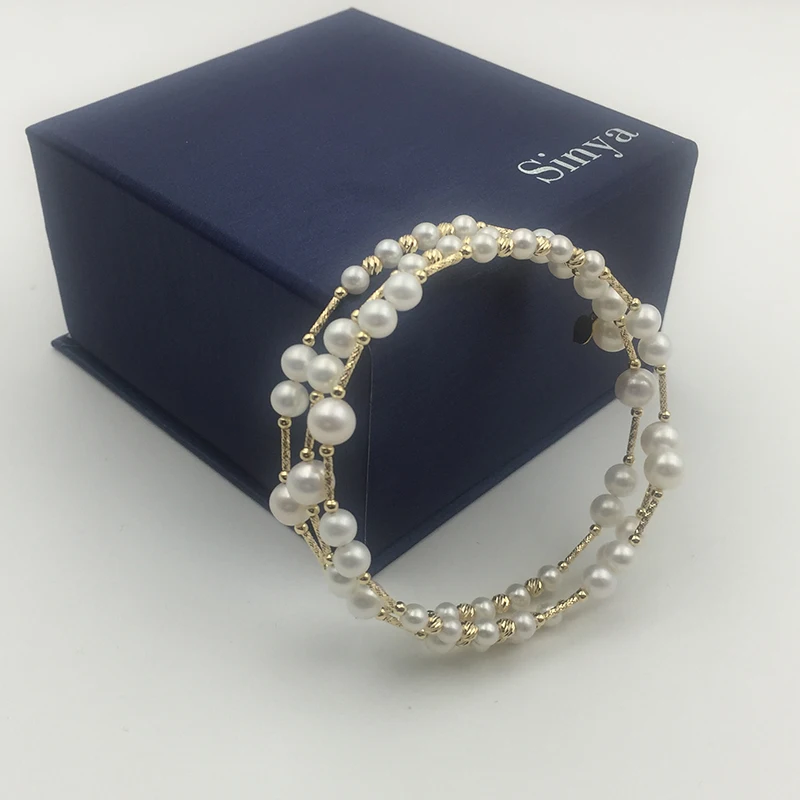 SL18K10023 18K  AU750 Gold bracelet bangles (11)