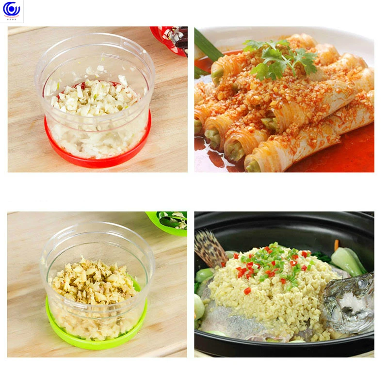 Модный ручной нож из нержавеющей стали для нарезания овощей и лука, кухонный инструмент, многофункциональный измельчитель имбиря и чеснока
