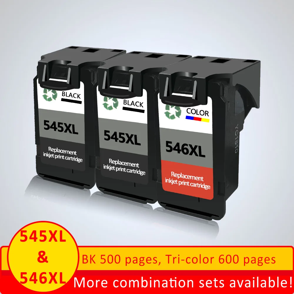 XiangYu PG-545XL PG 545 PG545 CL546 PG545XL PG-545 CL-546 чернильные картриджи для Canon MX495 MG2450 NS28 MG2550 MG2555 MG2400