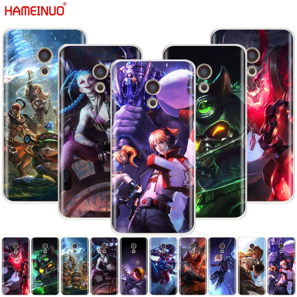

HAMEINUO League of Legends Teemo Ezreal Cover phone Case for Meizu M6 M5 M5S M2 M3 M3S MX4 MX5 MX6 PRO 6 5 U10 U20 note plus