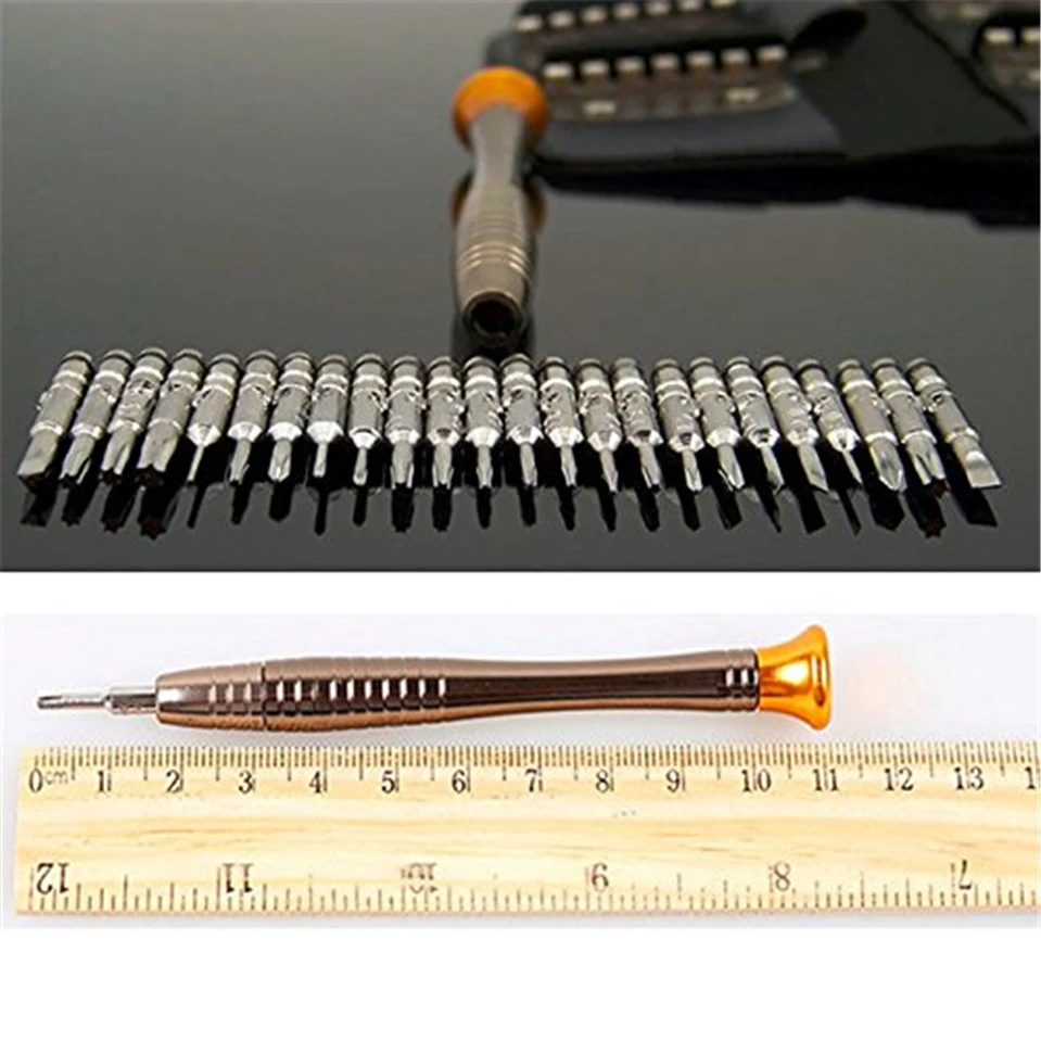 25 En 1 Torx del destornillador de teléfono móvil Kit de Herramientas de reparación Multitool Herramientas de mano para el reloj del Iphone Tablet PC Herramientas de Mano