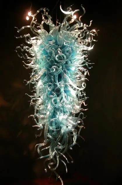 Винтажная муранское стекло Chihuly стиль люстра CE/UL сертификат AC светодиодный лампы Люстра для фойе отеля художественное украшение