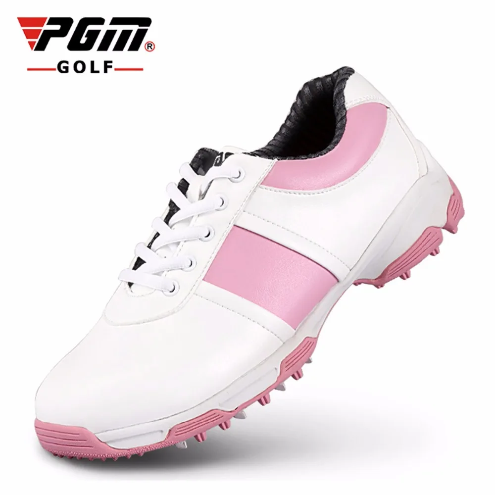 

PGM brand superfine leather anti-skid golf shoes female breathable waterproof sport sneakers outdoor sports shoes comfortable