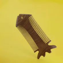 Горячая распродажа 1 шт. натуральное зеленое сандаловое дерево бутик-Расческа портативная расческа из бульнезии Массажная щетка цельной древесины щетка для волос