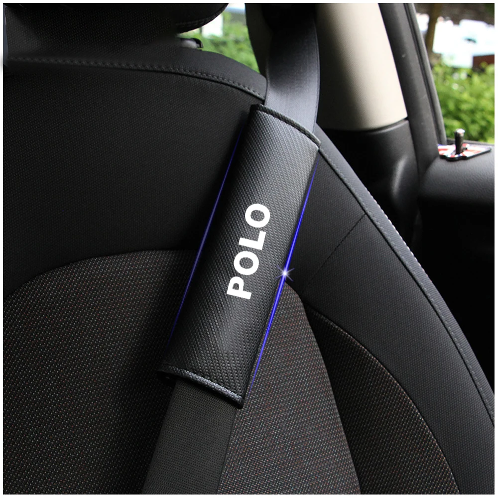 2x Black Cotton Soft Car Seat Belt Shoulder Cushion Cover Pad Fit Alfa Romeo
