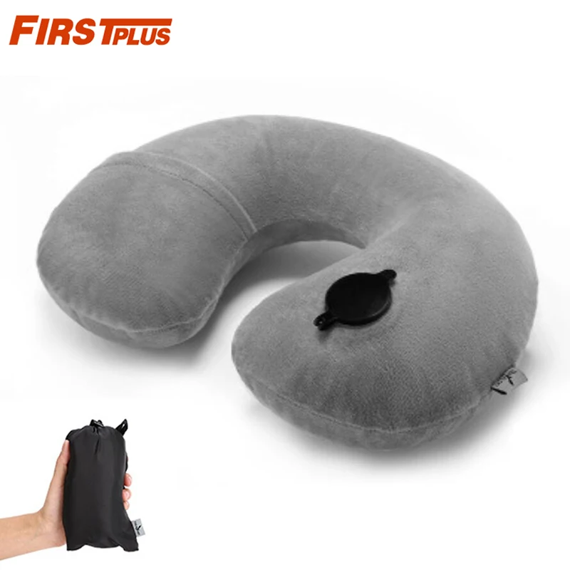 Portable Inflatable U Shape Pillow Car Seat Headrest Neck Pillows