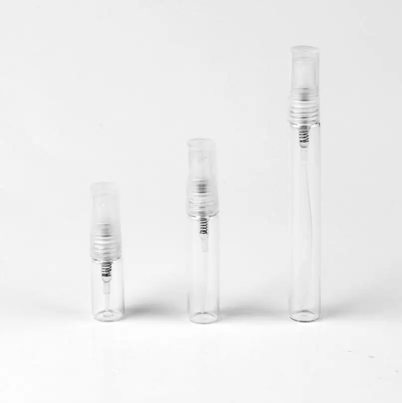 10 мл спрея стеклянные бутылки мини цилиндрической формы флакон духов косметическая упаковка контейнер lx1289