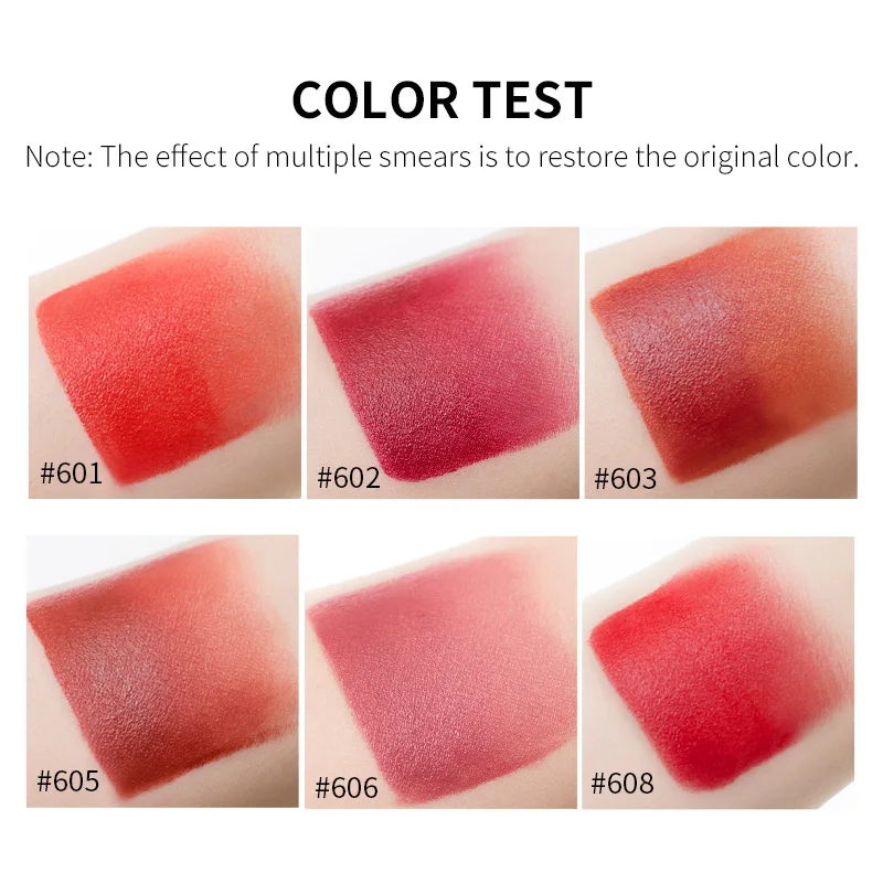 ILISYA Elegant Waterproof Lipstick Lip Makeup Shimmer Long Lasting Nude Lip Care Classic Chinese Style 4
