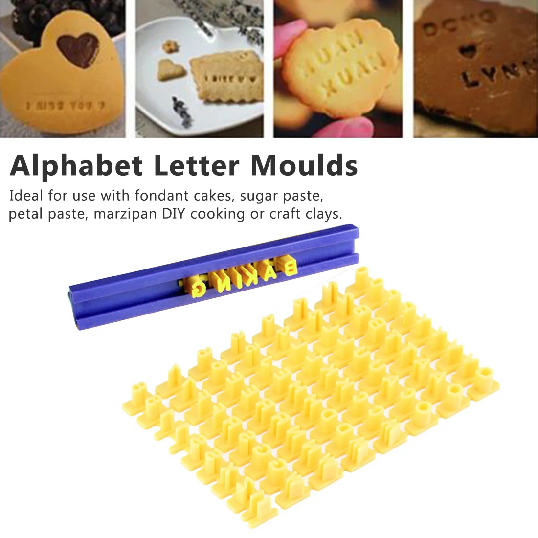 

Number Alphabet Biscuit Cutter Baking Molds Fondant Cookie Mould Cake Cutters Decor Baking Molds Tools
