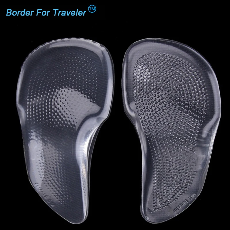 Ортопедические силиконовые стельки в обувь. 2 шт партия.|arch pad|insole flat footorthopedic inserts |