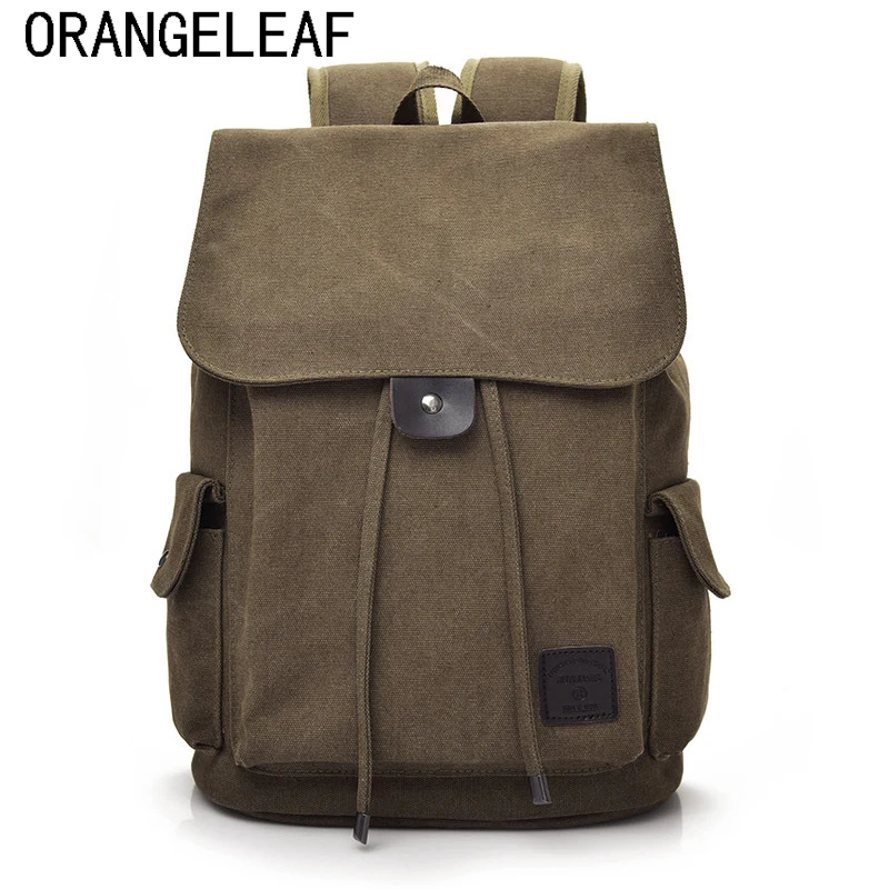 

Men Backpack Vintage Casual Canvas Backpack School Bags For Male Men's Large Backpacks For 14Inch Laptop Backpack Mochilas