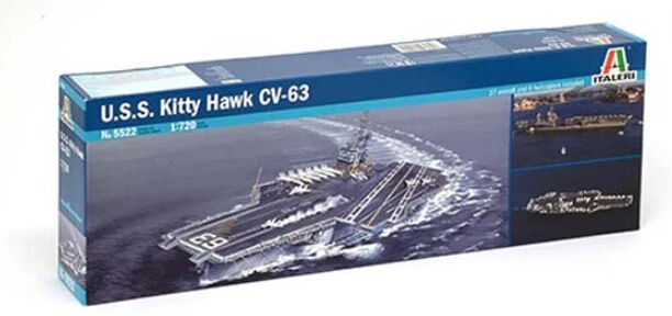 Academy 1/800 масштаб 14210 США CV 63 Kitty Hawk авианосец пластиковая модель комплект собранная