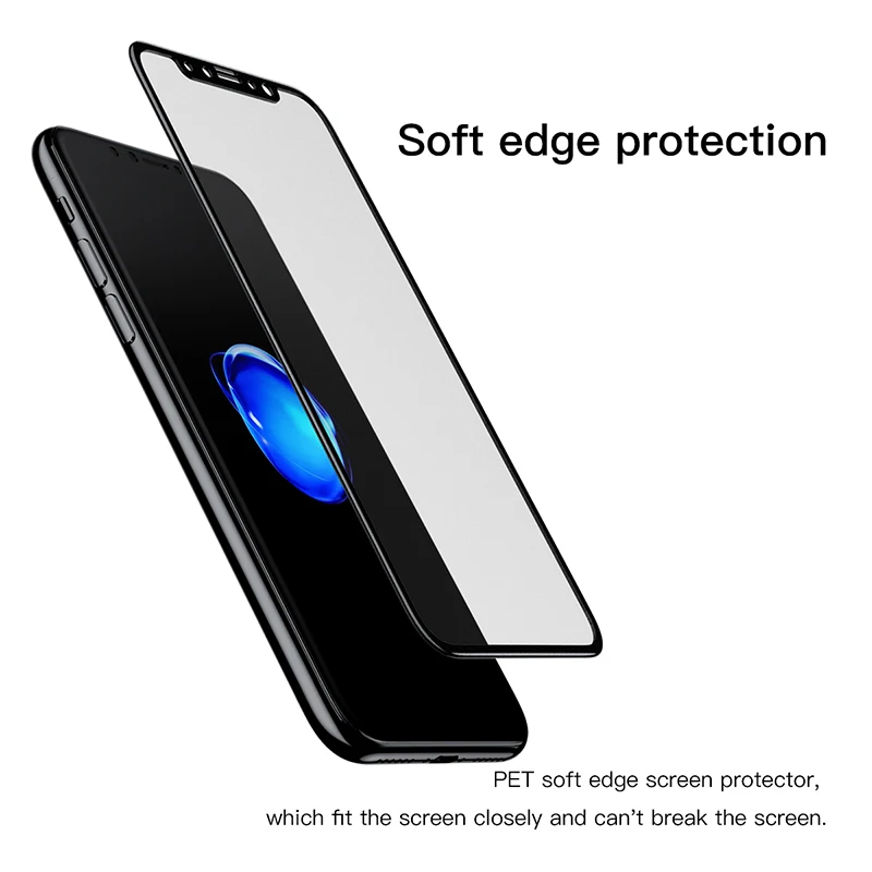 Baseus 0 23 мм Анти голубой PET мягкая матовый Защитная пленка для iPhoneX Стекло 3D