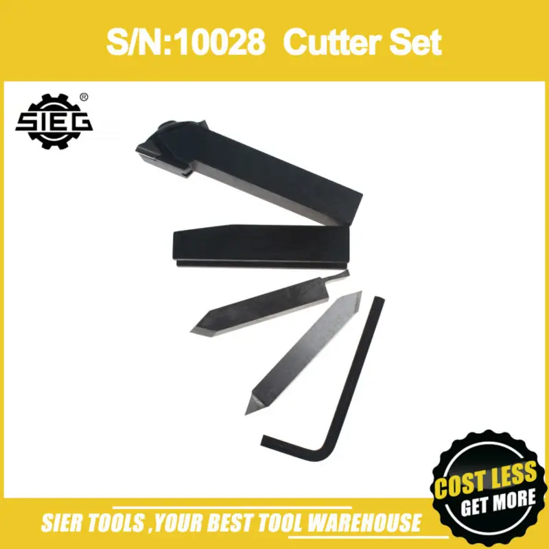 

Free Shipping!/S/N:10028 Cutter 2pieces set/SIEG Tool-array Kit/turning tools with holder