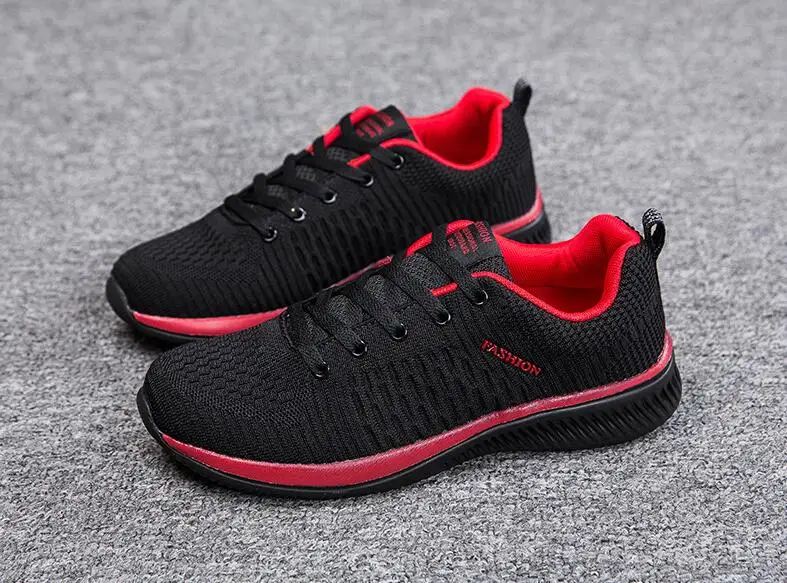 Exclusive New Mesh Men Casual Shoes Lac-up Men Shoes Lightweight Comfortable Breathable Walking Sneakers Tenis Feminino Zapatos