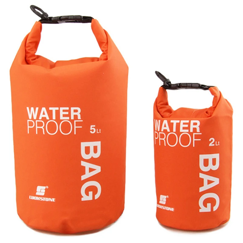 5l ultraligero impermeable para al aire libre rafting drifting kayaking Natación trekking camping saco seco bolsa de almacenamiento equipo