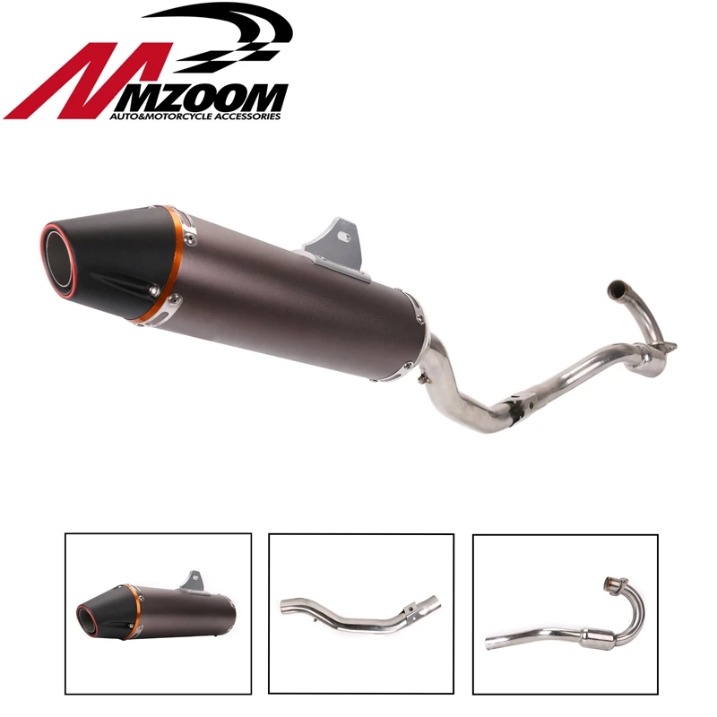 

Motorcycle accessories stainless steel Exhaust pipe Complete System Slip On Muffler for honda CRF230F CRF150F 2003-2013