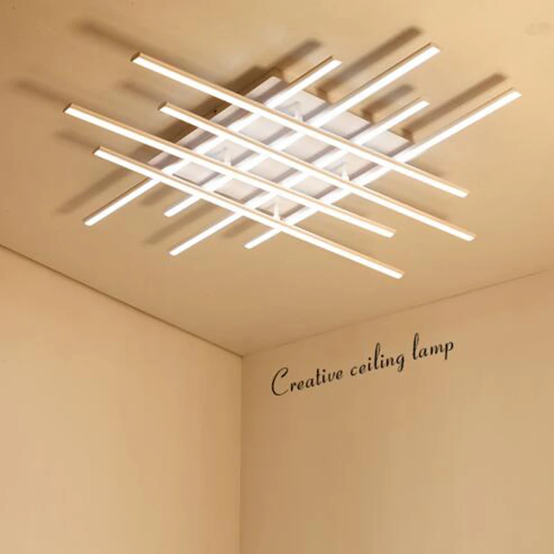 

Creative living room lamp LED ceiling lamp modern simple grid personality bedroom lamp art restaurant lighting led lighting lamp