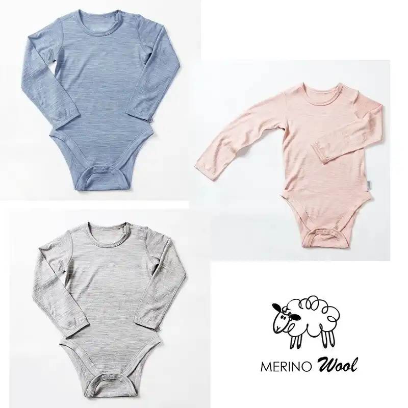 merino wool bodysuit baby