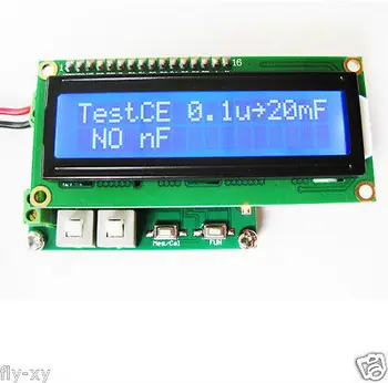 

High precision Electrolytic Capacitance and inductance LC ESR Meter
