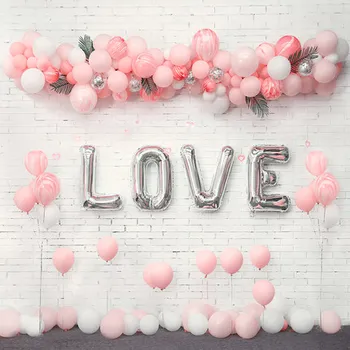 

4pcs/lot 30inch gold silver slim letter LOVE foil balloons wedding party decoration helium globos valentine's day supplies