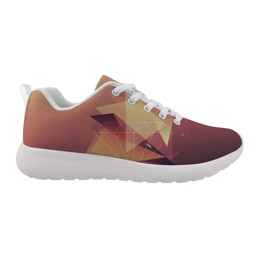 

ELVISWORDS Geometry Print Sneakers Shoe Cool Outdoor Stylish Fashion Animal Casual Fashion Walking Sapato for Men and Women